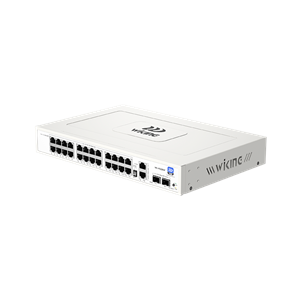 Wİ-TEK WIKING WK-PS328GF 24GE PoE + 2GE Uplink + 2GE SFP 285W PoE Switch 24GP2U2S