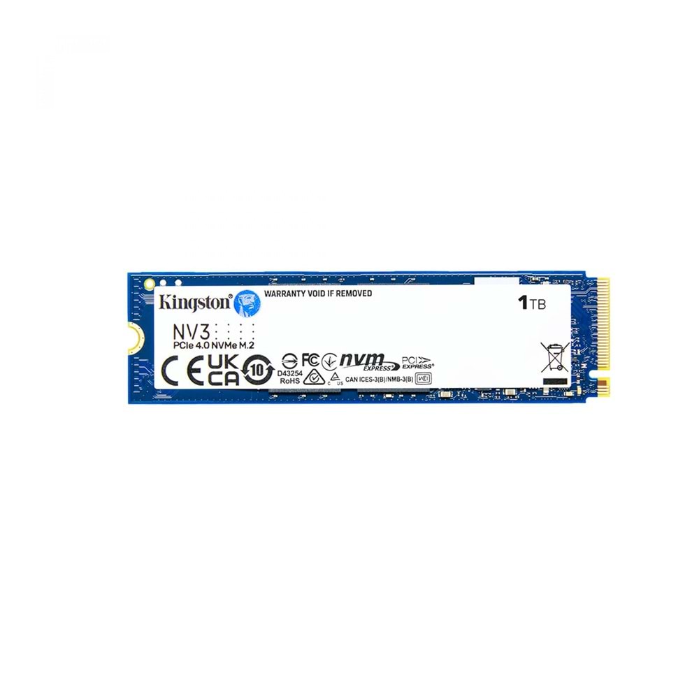 KINGSTON NV3 1 TB NVMEGEN4 SSD 6000/4000(SNV3S/1000G)