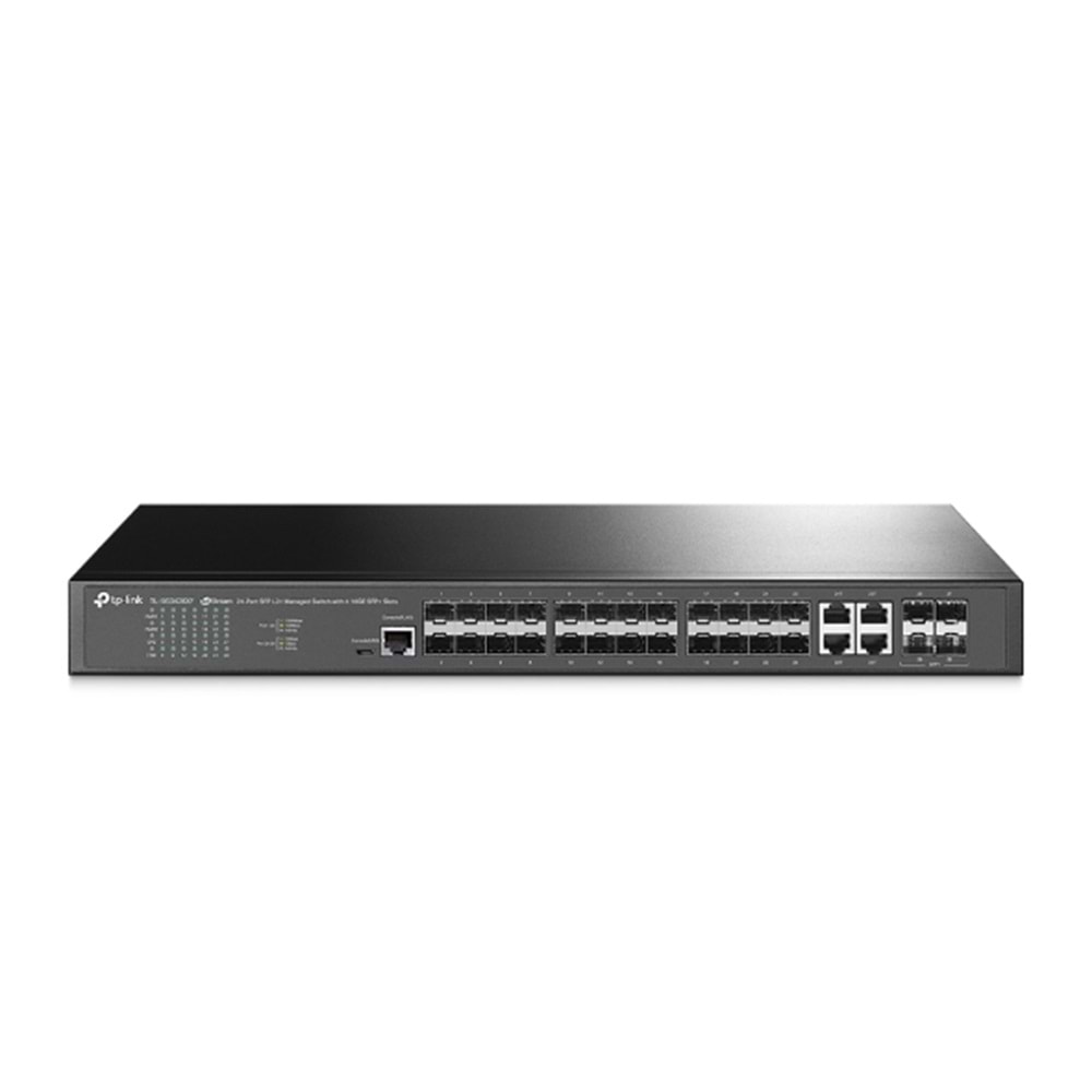 TP-LİNK TL-SG3428XF 4 10GE SFP+ Jetstream 24-Port SFP L2+ Yönetilebilir Switch