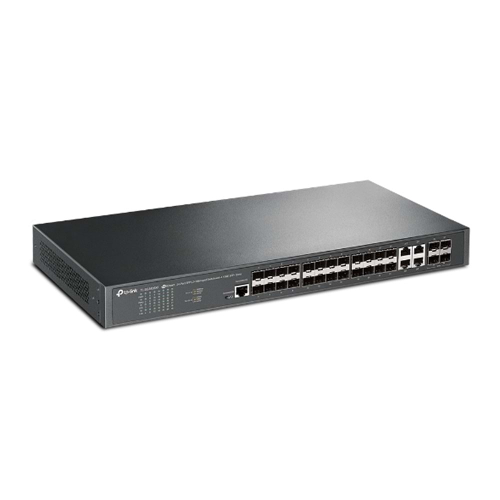 TP-LİNK TL-SG3428XF 4 10GE SFP+ Jetstream 24-Port SFP L2+ Yönetilebilir Switch