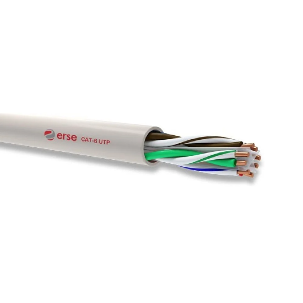 Erse-4x2x23 AWG CAT-6 U-UTP Data Kablosu-4x2x 23 AWG CAT-6 U-UTP (metre)
