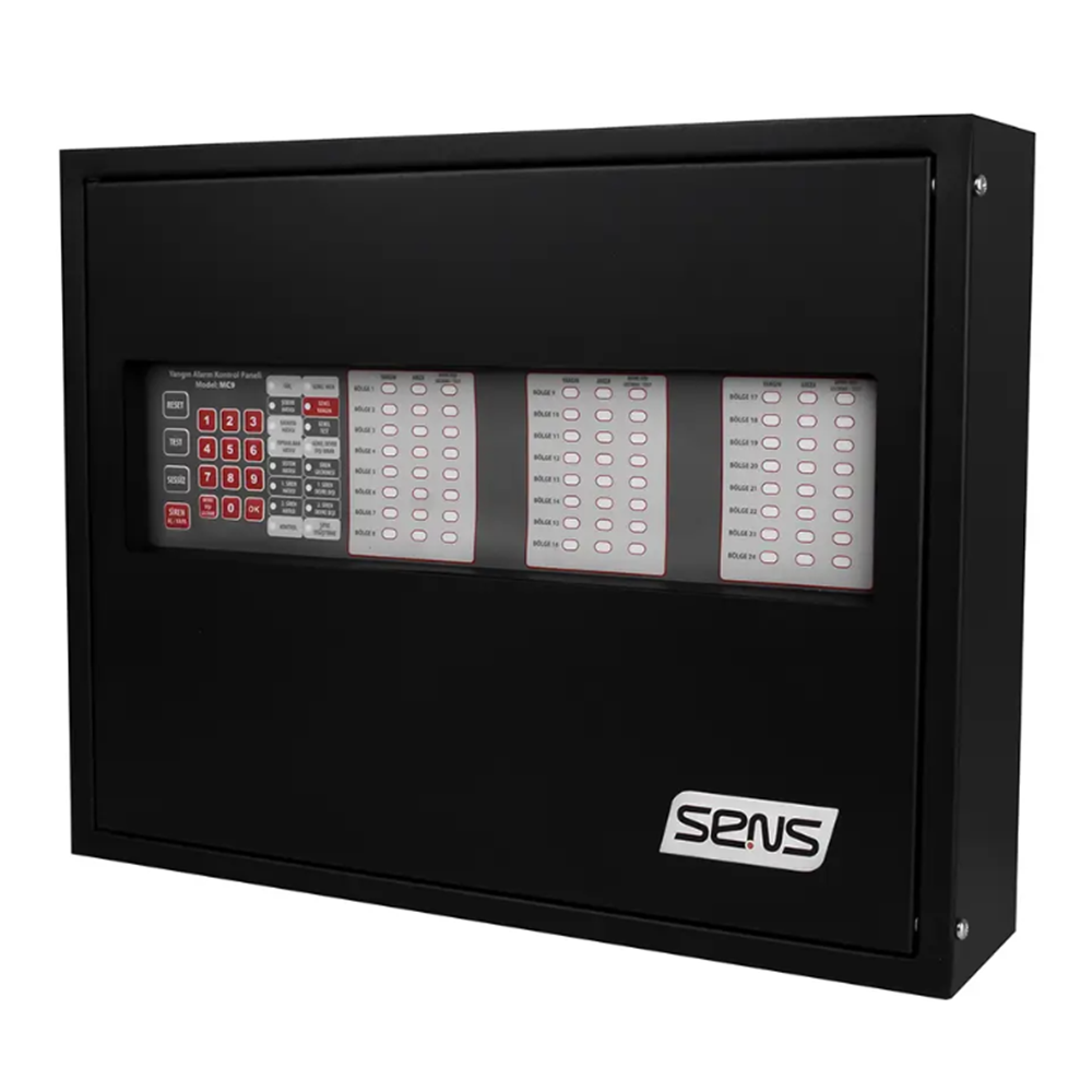 SENS MC9-8 8 BÖLGE KONVANSİYONEL YANGIN ALARM PANELİ