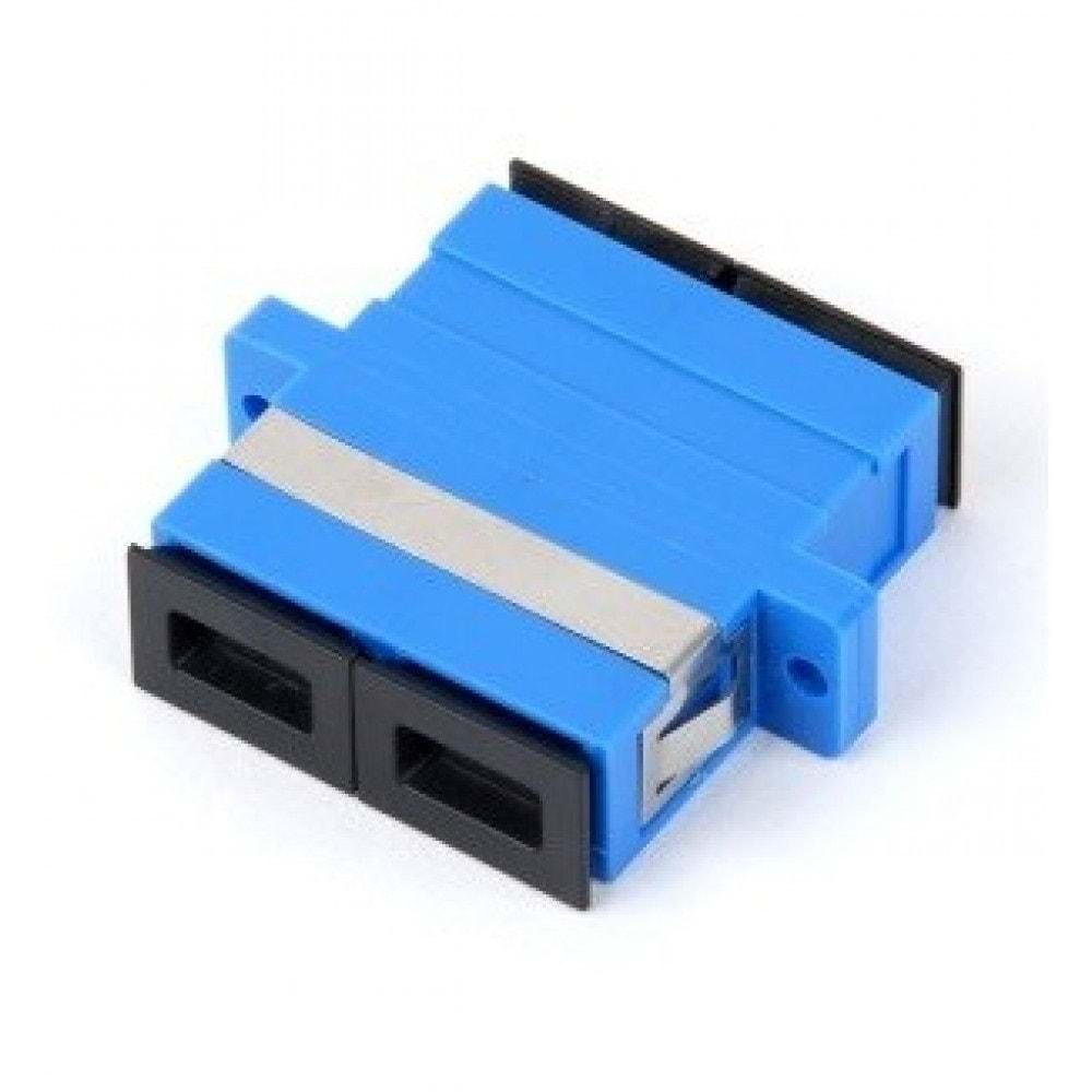 ADAPTER-SC/UPC WİTH FLANGE DUBLEX SM BLUE TWO PİE