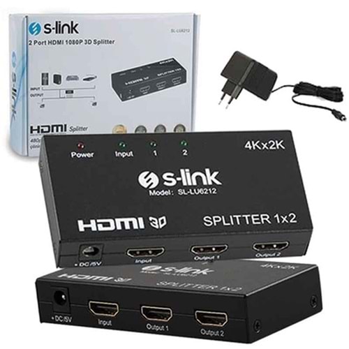 HDMI SPLITTER 1X2 1080P 3D VER 1.4 (GAB-HS02)