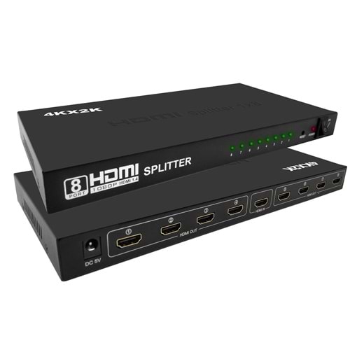 HDMI SPLITTER 1X8 1080P 3D VER 1.4
